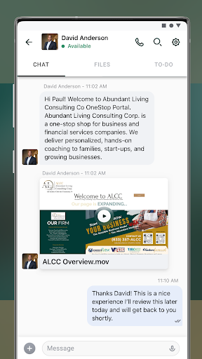 Abundant Living Consulting Screen 3