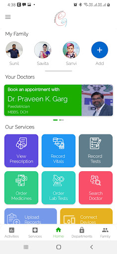 Android application Dr Garg Clinic screenshort