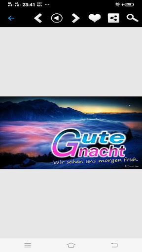 Good Night in German