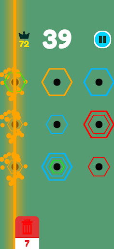 Android application Hexagon Megic Colorful Puzzle screenshort