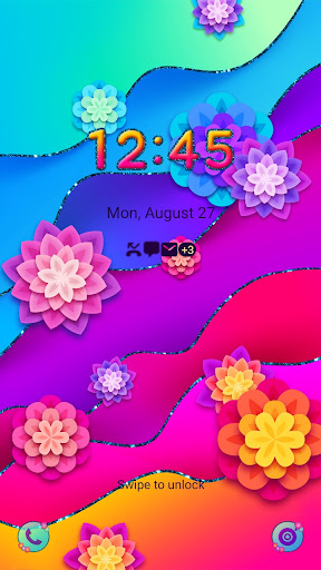 Abstract Rainbow - Wallpaper Screen 2