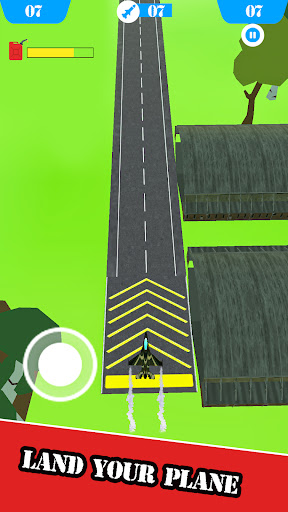 Android application Go Plane 3D Missiles Escape screenshort