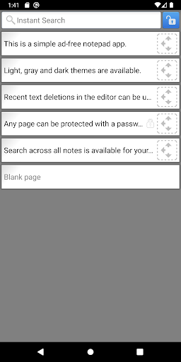 Screenshot of Notepad Pro