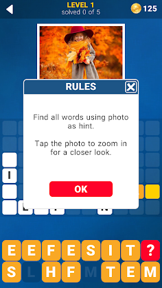145 Photo Crosswords - Screenshot 1
