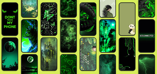 Android application Green Aesthetic Wallpaper screenshort