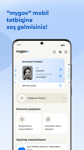 Android application mygov screenshort