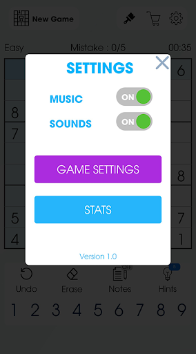 SudokuMaster Screen 2