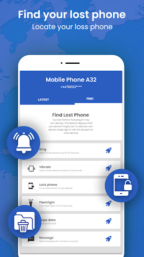 Mobile Tracker by Number Screen 2