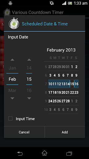 Free Countdown Timer Screen 3