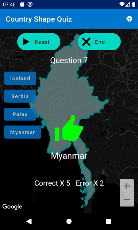 Country Shape Quiz - 1.43 - (Android)