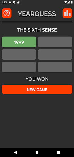 YearGuess: Movies - Trivia Screen 2