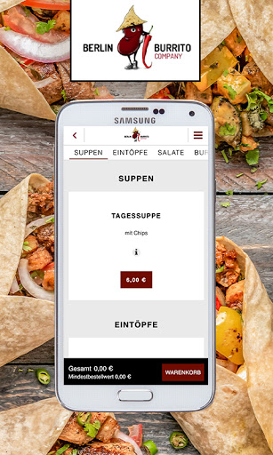 Berlin Burrito Company Screen 2
