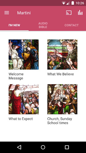 Android application Martini Lutheran Church screenshort