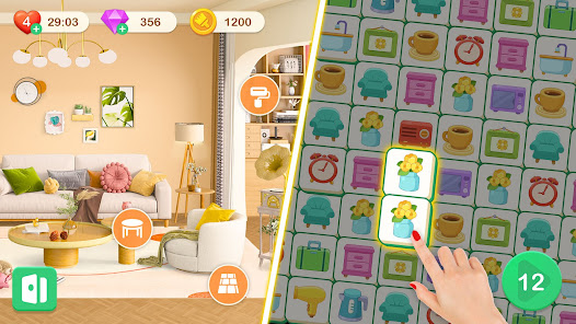Screenshot 5 Dream House Design: Tile Match android
