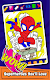 screenshot of Superhero Coloring Book Games