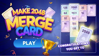 Game screenshot マージカード:2048 mod apk