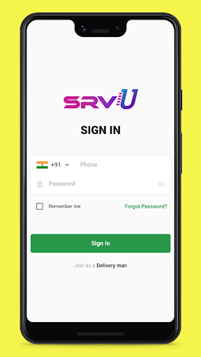 SRVU - Delivery Partner Screen 2