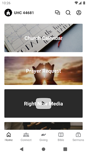 Android application Union Hill Church 44681 screenshort