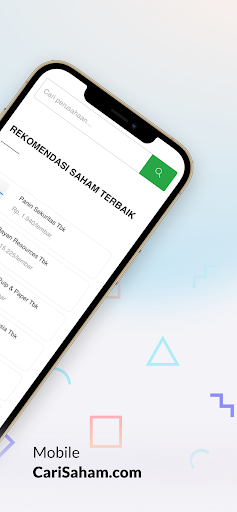 CariSaham - Rekomendasi Saham Screen 2
