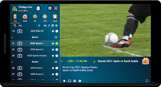 TiviApp Live IPTV Player v0.4.14 APK + MOD (Premium Unlocked/VIP/PRO) 3
