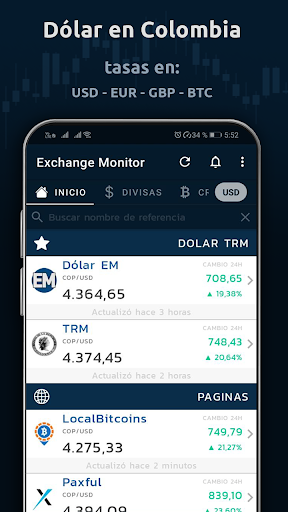 Android application Dólar TRM Colombia screenshort