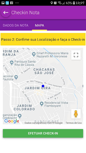 Portal do Transportador APP Screen 3