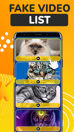 Cat fake call - video and chat Screen 3