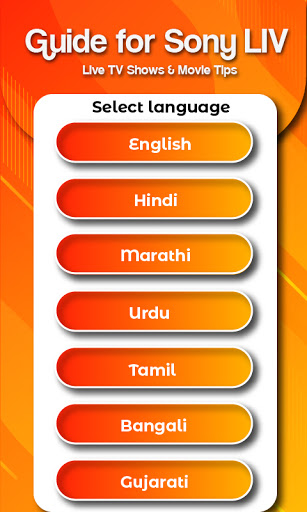 Guide SonyLiv - Live TV Shows  Movies Tips