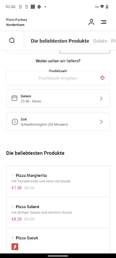 Pizza Factory Lieferservice Screen 3
