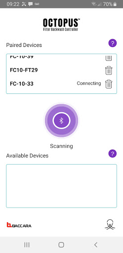 Android application Octopus Baccara Controller screenshort