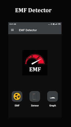 Android application EMF Detector App screenshort