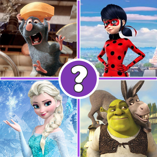 Quiz Guess Cartoon Logo