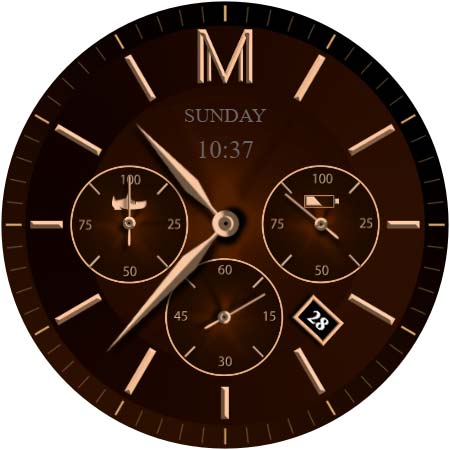 WFBM1002 ANALOG WATCH FACE screenshot 8