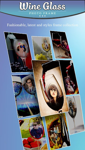 Android application Wine Glass Photo Frame screenshort