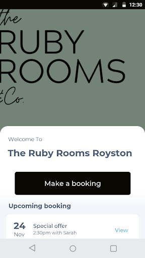 Android application The Ruby Rooms Royston screenshort