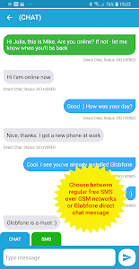 Globfone SMS Messenger Unknown