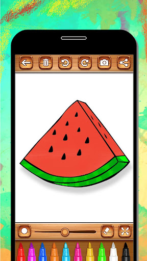 Fruits Coloring Book & Drawing Book 1.0.9 APK screenshots 6