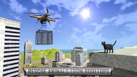 Animal Rescue Games 2020: Drone Helicopter Game apkpoly screenshots 2