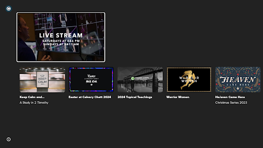 Screenshot of Calvary Chapel Chattanooga