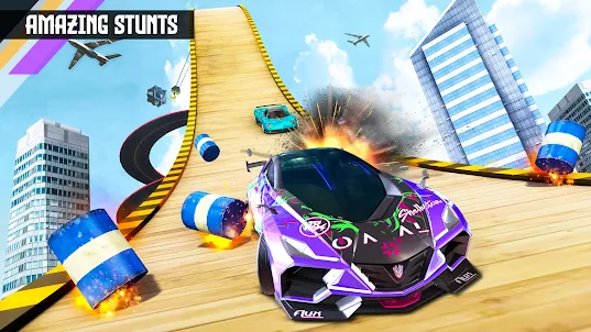 GT Car Racing Games: Mega Ramp