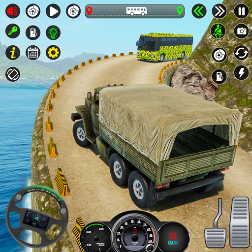 Jogo de Ônibus do Exército: Motorista de Treinador Militar - Jogos