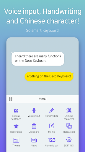Deco Keyboard - emoji fonts