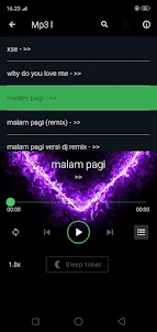 Lagu Fuji Hilang malam pagi