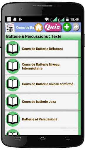 Cours Batterie et Percussions Screen 2