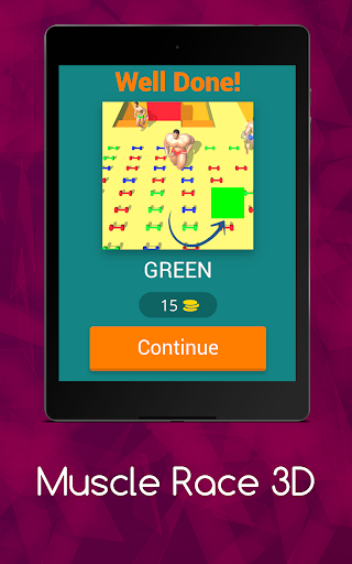 Quiz Muscle Race - muscle growth 3D