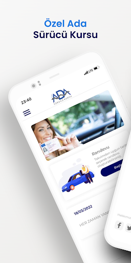 Android application Ada Sürücü Kursu screenshort