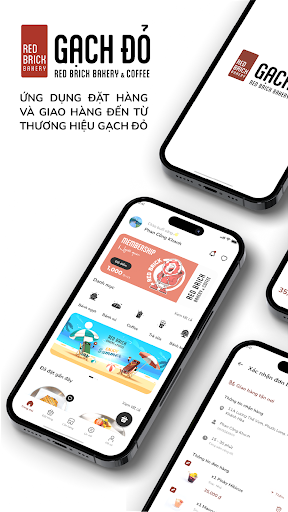 Android application Gạch Đỏ bakery & coffee screenshort