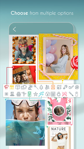 Photo frames to share cute app screenshot 13