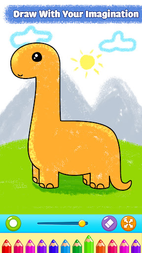 Android application Dino Coloring Book screenshort