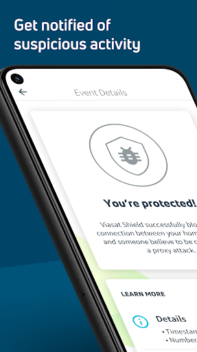 Android application Viasat Shield screenshort